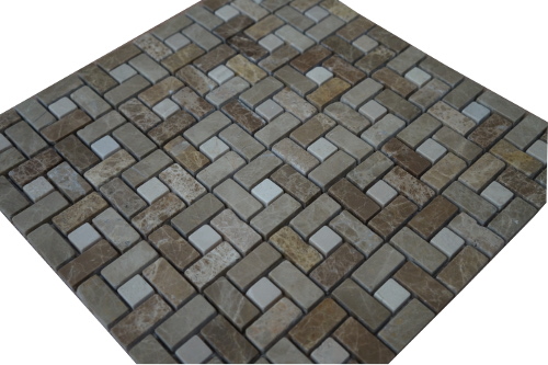 Mosaik Fliesen Aus Spanischem Marmor Emperador Light Crema Marfil